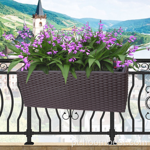 Caixa-palete de plantio de flores para varanda de quintal